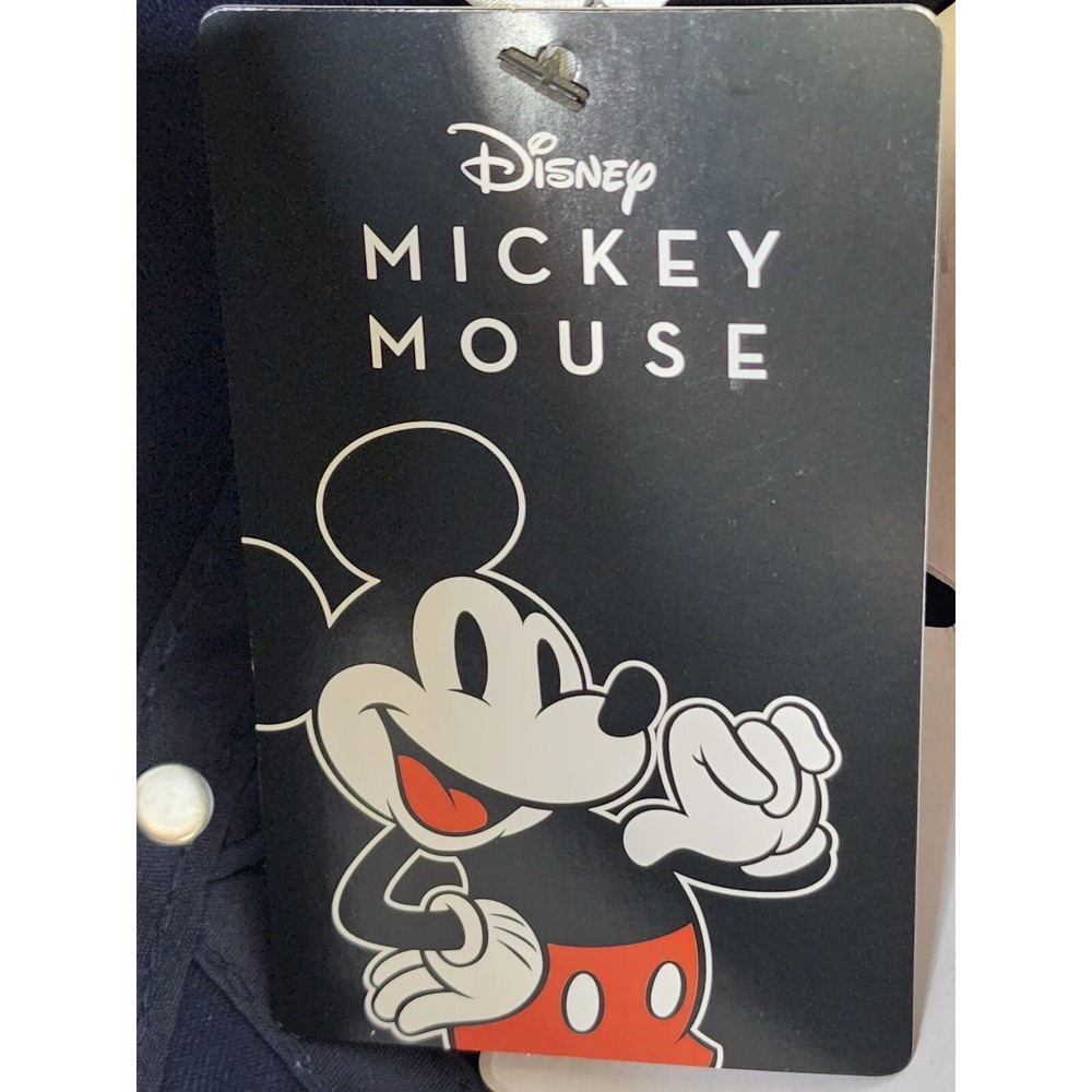 Disney Classic Mickey Mouse Happy‎ Stance Retro Blue Adjustable Baseball Hat Cap - Picture 7 of 10